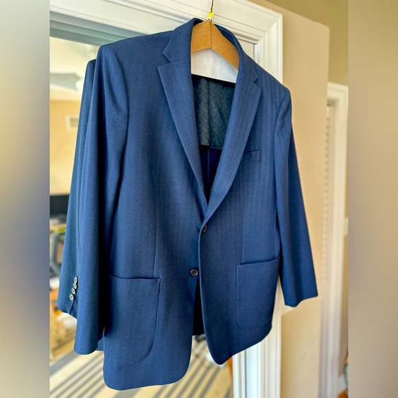 Lauren Ralph Lauren Blue Blazer. Size 43 - Picture 1 of 4